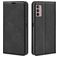 Mobigear Retro Slim Motorola Moto G42 Étui Portefeuille - Noir