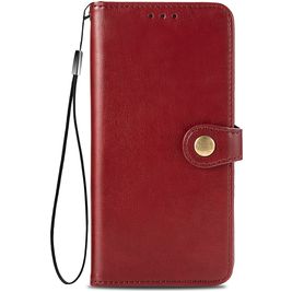 Mobigear Snap Button Housse Samsung Galaxy S20 FE Etui Porte-Monnaie - Rouge