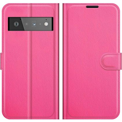 Mobigear Classic Google Pixel 6 Pro Étui Portefeuille - Magenta