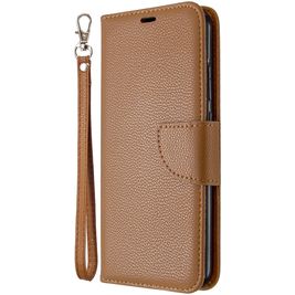 Mobigear Excellent Housse Huawei P40 Lite E Etui Porte-Monnaie - Marron