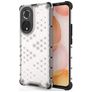 Mobigear Honeycomb Coque HONOR 50 Coque arrière Rigide Anti-Chocs - Blanc