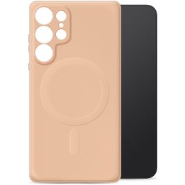 My Style Protective Flex Coque Samsung Galaxy S26 Ultra MagSafe Coque arrière en TPU Souple - Soft Pink