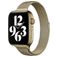 Mobigear Slim Loop Bracelet Milanais Apple Watch Fermeture magnétique - 49/46/45/44 mm - Or bronze