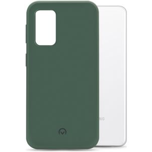 Mobilize Rubber Gelly Coque Samsung Galaxy A32 5G Coque arrière en TPU Souple - Matt Green