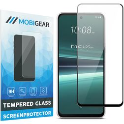 Mobigear Premium HTC U23 Pro Verre trempé Protection d'écran - Compatible Coque - Noir