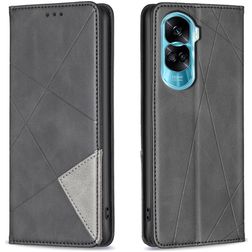 Mobigear Rhombus Slim Housse HONOR 90 Lite Etui - Noir