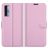 Mobigear Classic Housse TCL 20L Etui Porte-Monnaie - Rose