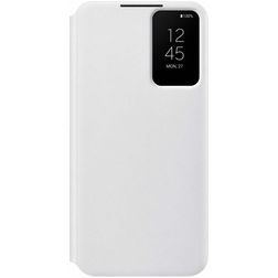 Samsung Clear View Housse Samsung Galaxy S22 Plus Etui Rigide - Blanc