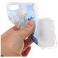 Mobigear Marble Coque iPhone SE (2020) Coque arrière en TPU Souple - Bleu