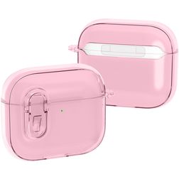 Mobigear Crystal Clip Coque rigide pour Apple AirPods 4 - Rose