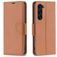 Mobigear Excellent Housse Samsung Galaxy S23 Plus Etui Porte-Monnaie - Marron