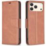 Mobigear Excellent Housse iPhone 18 Pro Etui Porte-Monnaie - Marron