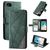 Mobigear Rhombus Housse iPhone SE (2022) Etui Porte-Monnaie - Vert
