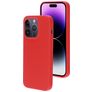 Mobiparts Coque iPhone 14 Pro Coque arrière en Silicone - Scarlet Red