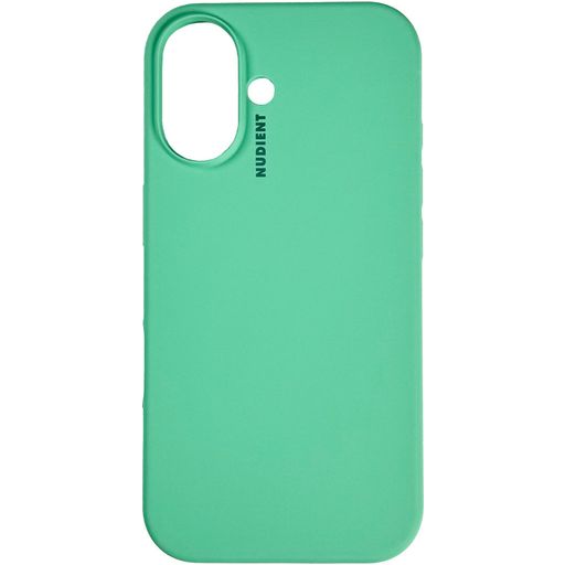 Nudient Base Coque iPhone 16 Plus Coque arrière en Silicone - Mint Green