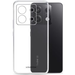 Mobilize Gelly Coque Transparente POCO X6 Coque arrière en TPU Souple - Transparent