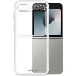 Mobilize Gelly Coque Transparente Samsung Galaxy Z Flip 6 Coque arrière en TPU Souple - Transparent