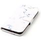 Mobigear Marble Housse iPhone SE (2020) Etui Porte-Monnaie - White Marble