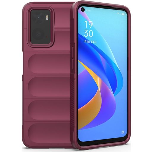 Mobigear Bumpy Coque Realme 9i Coque arrière en TPU Souple - Bordeaux