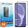 Mobigear Premium OPPO A73 5G Verre trempé Protection d'écran - Compatible Coque - Noir (Lot de 3)
