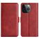 Mobigear Slim Magnet Housse iPhone 15 Pro Etui Porte-Monnaie - Rouge