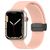 Mobigear Sport Mag Bracelet Silicone Apple Watch Fermeture magnétique - 49/46/45/44 mm - Rose