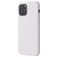 Mobigear Rubber Touch Coque iPhone 12 Coque arrière en Silicone - Blanc
