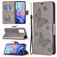 Mobigear Butterfly Housse POCO M4 Pro 5G Etui Porte-Monnaie - Gris