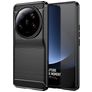Mobigear Brushed Slim Coque Xiaomi 13 Ultra Coque arrière en TPU Souple - Noir