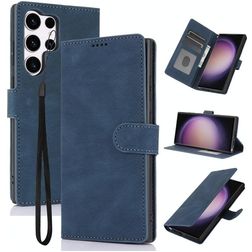 Mobigear Wallet Housse Samsung Galaxy S26 Ultra Etui Porte-Monnaie - Bleu