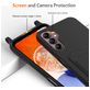 Mobigear Lanyard Card Samsung Galaxy A16 Coque avec cordon en Silicone et Porte-Cartes - Noir