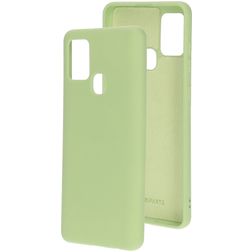 Mobiparts Coque Samsung Galaxy A21s Coque arrière en Silicone - Pistache Green