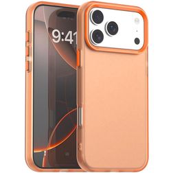 Mobigear Crystal Coque iPhone 18 Pro Coque arrière Rigide - Orange