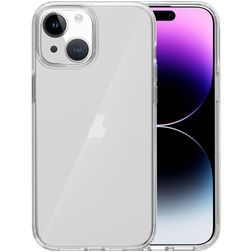 Mobigear Crystal Coque Transparente iPhone 15 Plus Coque arrière Rigide - Transparent