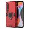 Mobigear Armor Ring Coque Xiaomi Mi 10 Coque arrière Rigide Anti-Chocs avec Anneau-Support - Rouge