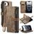 CaseMe C30 Housse iPhone 16e Etui Porte-Monnaie - Marron