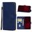 Mobigear Wallet Housse ASUS ROG Phone 6 Etui Porte-Monnaie - Bleu