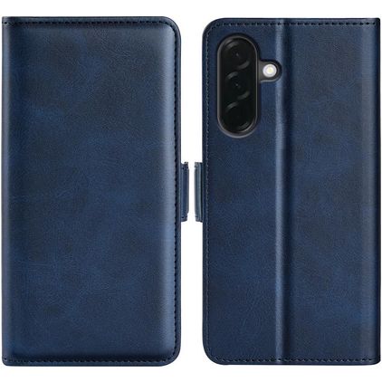 Mobigear Slim Magnet Samsung Galaxy A37 Étui Portefeuille - Bleu foncé