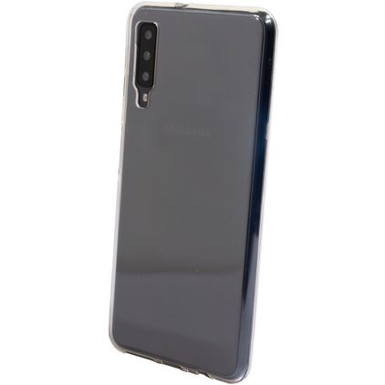 Mobiparts Classic Transparent Samsung Galaxy A7 (2018) TPU souple Coque arrière - Transparent