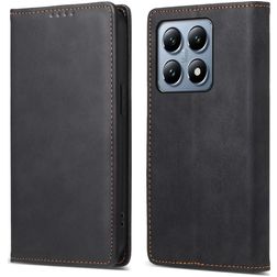 Mobigear Wallet Housse Xiaomi 14T Pro Etui Porte-Monnaie - Noir