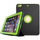 Mobigear Tri-Fold Folio Coque iPad 6 (2018) Etui - Noir / Vert