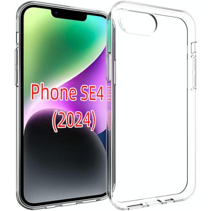 Mobigear Basics Coque Transparente iPhone 17e Coque arrière en TPU Souple - Transparent