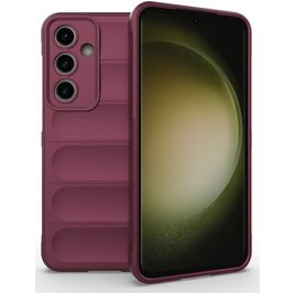 Mobigear Bumpy Coque Samsung Galaxy S24 FE Coque arrière en TPU Souple - Rouge