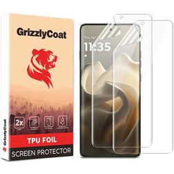 GrizzlyCoat Motorola Edge 60 Protection d'écran Film - Compatible coque (Lot de 2)