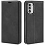Mobigear Retro Slim Housse Motorola Moto G82 Etui Porte-Monnaie - Noir