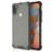 Mobigear Honeycomb Coque Samsung Galaxy A11 Coque arrière Rigide Anti-Chocs - Gris