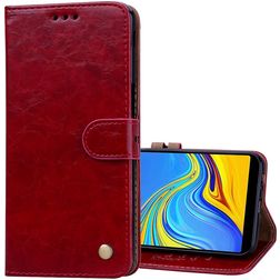Mobigear Wallet Housse Samsung Galaxy J6 Plus Etui Porte-Monnaie - Rouge