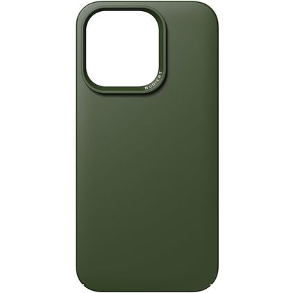 Nudient Thin Precise Coque iPhone 14 Pro MagSafe Coque arrière Rigide - Pine Green