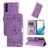 Mobigear Sunflower Housse Samsung Galaxy S23 Etui Porte-Monnaie - Violet