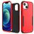 Mobigear Ultra Tough Coque iPhone 15 Coque arrière Rigide Anti-Chocs - Rouge